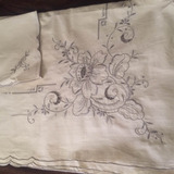 Antiga Toalha De Banquete