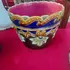 Antigo Cachepot Alemão Em Faiança No Estilo Art Nouveau 