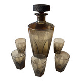 Antigo Conjunto Garrafa Licoreira