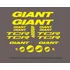 Antigo Grafismo Adesivo Bicicleta Giant Tcr Amarelo