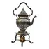Antigo Lindo Samovar Em Banho Prata 90 Bule Chá Art Nouveau