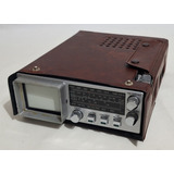 Antigo Mini Radio E Tv Japones Anos 80 Carro *nao Funciona*