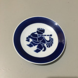 Antigo Pequeno Prato Porcelana