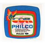 Antigo Plastico Adesivo Televisores Philco Ford - Anos 70
