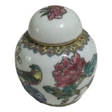 Antigo Potiche Em Porcelana