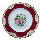 Antigo Prato Decoracao Porcelana