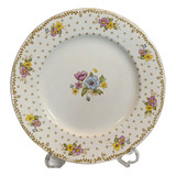 Antigo Prato Decorativo Porcelana