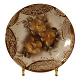 Antigo Prato Decorativo Porcelana
