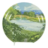 Antigo Prato Em Porcelana