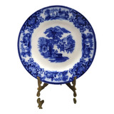 Antigo Prato Fundo Porcelana