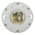 Antigo Prato Medalhão Decorativo Porcelana Real  Dec 60