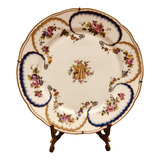 Antigo Prato Porcelana Franca