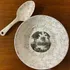 Antigo Prato Tigela Colher Porcelana Inglesa Royal Ouro 22kt