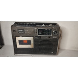 Antigo Radio Sony Cf 420s Cassette Fm/mw/sw Funciona Parcial