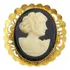 Antigo Raro Broche Gosto Art Nouveau Camafeu 24901 Rrdeco