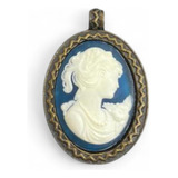 Antigo Raro Pingente Gosto Art Nouveau Camafeu 24902 Rrdeco