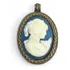 Antigo Raro Pingente Gosto Art Nouveau Camafeu 24902 Rrdeco