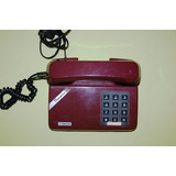 Antigo Telefone De Teclas Fonecom, Funcionando