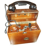 Antigo Telefone Militar De Campanha - C 11627