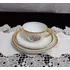 Antigo Trio Xicara Cha Porcelana Real Cena Romatica