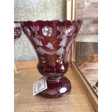 Antigo Vaso De Cristal