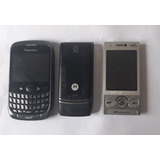 Antigos Blackberry, Motorola E Sony Coleção/peças