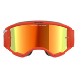 Antióculos Para Motocicletas Alpinestars Lente De Óculos Corporais Vision 5 Moldura Vermelha Espelhada Dourada Tamanho Único Para Todos