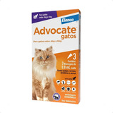 Antipulgas Advocate Para Gatos De 4 A 8 Kg Combo 3 Pipetas