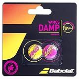 Antivibrador Babolat Rafa Vamos Damp Com 02 Unidades Roxo E Amarelo