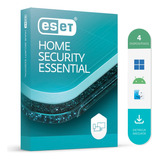 Antivírus Eset® Home Security Essential 4 Dispositivos 1 Ano