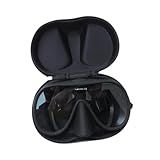 Aosekaa Máscara De Frete Para Adultos Com Tampa Do Narize Máscara De Mergulho Para Snorkel Goggles Para Surfing , Preto