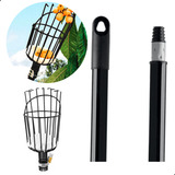 Apanhador De Frutas Cabo Extensor 3m Mexerica Ameixa Abacate