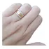  Aparador De Aliança 2uni C/ Zirconia Prata Lei 925 Promoção