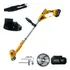 Aparador De Grama Sem Fio Motor Brushless Com 2 Baterias 38v Cor Amarelo Bivolt