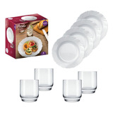 Aparelho Jantar Branco Pétala Nadir Figueiredo Kit 8 Unid