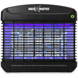 Aparelho Mata Inseto Eletrônico Mosquito Dengue Zica Pega Maruim Pernilongo Luz Led Azul Casa Sitio Cor Preto 127v 220v Armadilha Mosquito Repelente Mosquiteiro