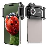 Apexel Lente De Microscópio De Telefone, Micro Lente De Telefone 200x Nano Zoom Para Android/iphone Com Luz Uv Led/cpl/clipe Universal, Mini Microscópio Digital De Bolso, Acessórios De Câmera Micro