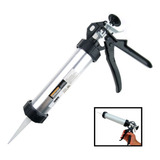 Aplicador De Silicone Pistola Profissional Fechada Cola Tudo