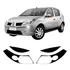 Aplique Adesivo Mod1 Farol Mascara Negra Sandero 2008 A 2011