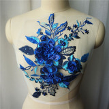 Aplique Bordado Com Flores