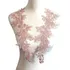 Aplique Bordado De Renda Roupas Tecido Flores Lindo 2 Peças 