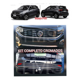 Aplique Cromado Kit Friso