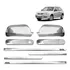 Aplique Cromado Maçaneta Retrovisor Friso Slim Gol G4 2pt