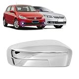Aplique Cromado Para Capa Retrovisor Sem Pisca Gol G5 2008 2009 2010 2011 2012 Voyage G5 2008 2009 2010 2011 2012 Saveiro G5 2008 2009 2010 2011 2012 2013