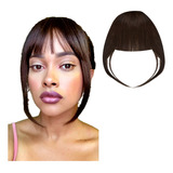 Aplique De Cabelo Franja Lisa Cabelo 100  Humano Com Ponta