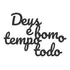 Aplique Deus É Bom O Tempo Todo Frase Decorativa Religioso