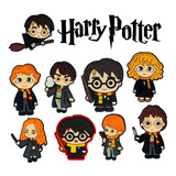 Aplique Emborrachado Harry Potter 10 Unidades P artesanatos