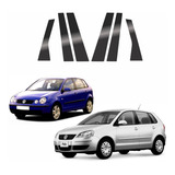 Aplique Externo De Coluna Polo Hatch 2003 A 2014 Black Piano