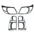 Aplique Farol E Lanterna Hilux 2012 2013 2014 2015 Carbono