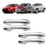 Aplique Kit Capa Maçaneta Hilux 16 17 18 19 2020 Cromado 4p